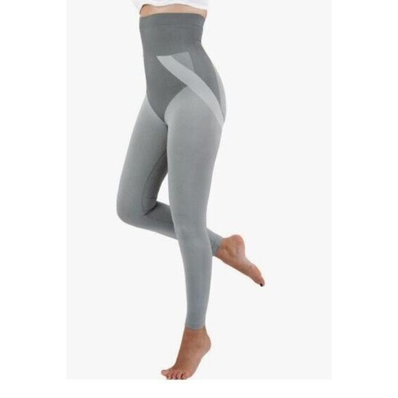 LANAFORM NWT Women's Leggings Mass & Slim Dark Light Gray Size Large - Picture 1 of 8
